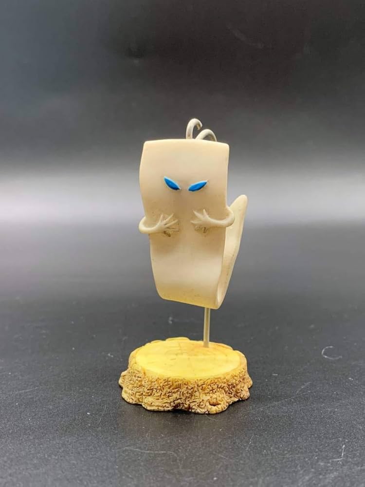 手作り　ゲゲゲの鬼太郎・いったんもめん首飾り　by 水木しげるロード1995年 手作り ゲゲゲの鬼太郎・いったんもめん首飾り by 水木しげる